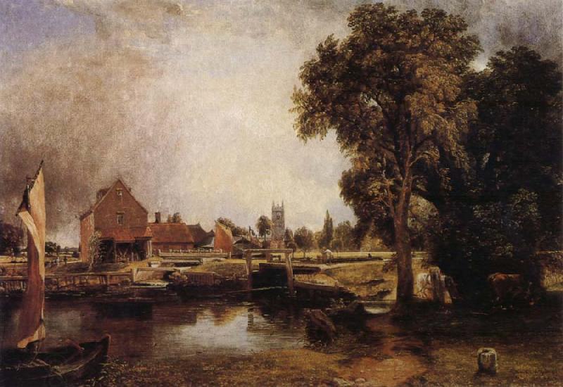 John Constable Dedham Lock and Mill China oil painting art